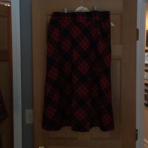 Talbots Plaid Skirt